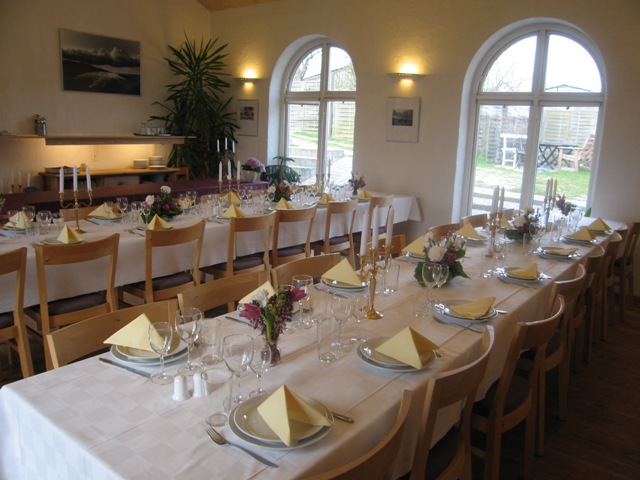 Fest i spisesalen